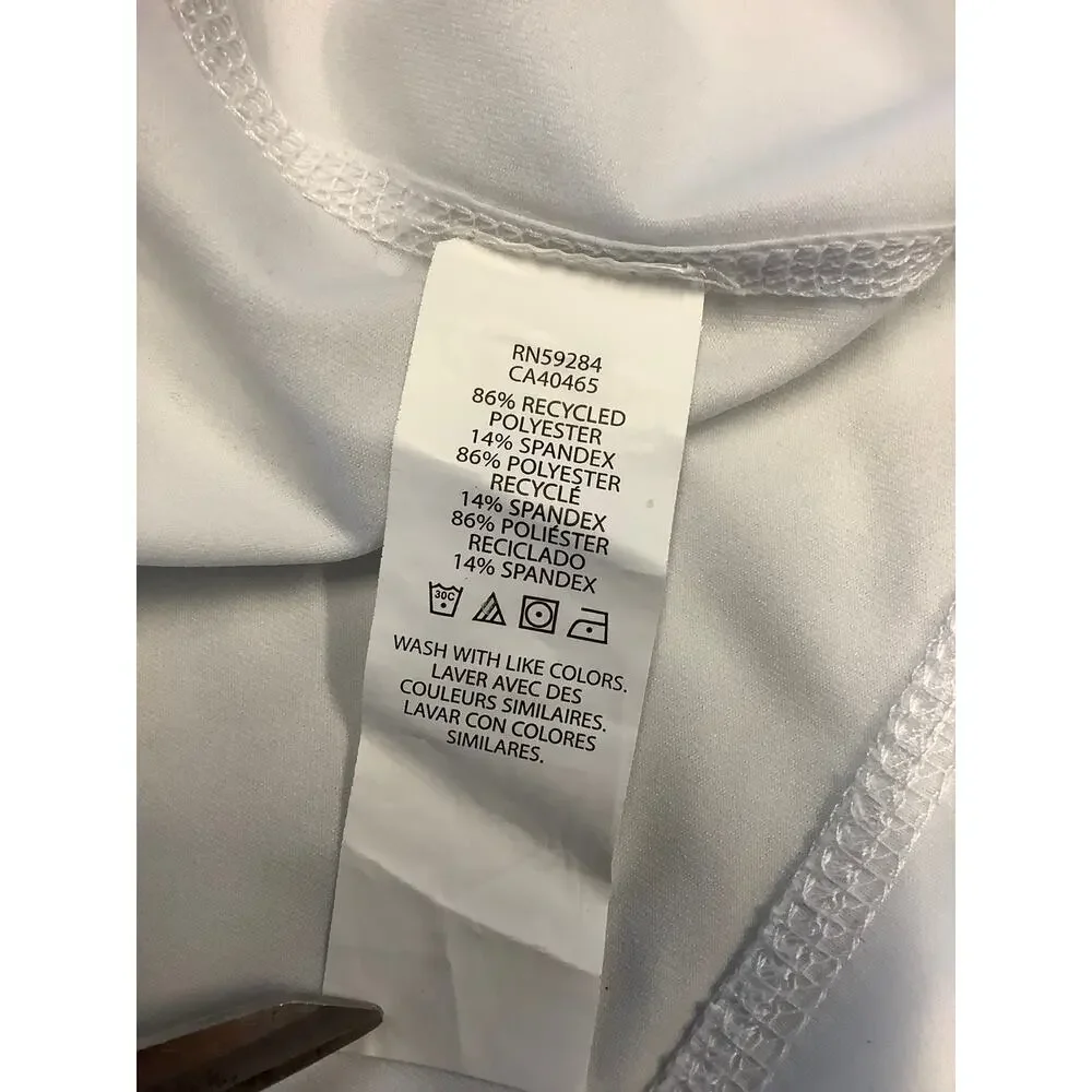 The Children's Place Boy's Medium White Basic Short Sleeve Preppy T-Shirt I11-16